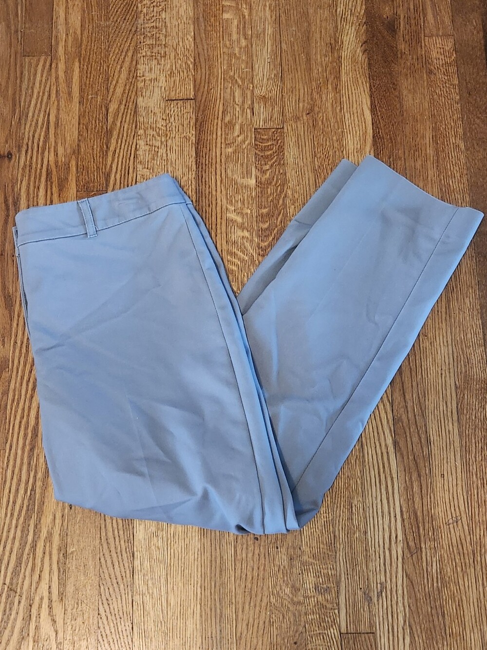 White House Black Market Powder Blue Cropped Ankle Pants